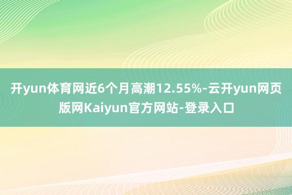 开yun体育网近6个月高潮12.55%-云开yun网页版网Kaiyun官方网站-登录入口